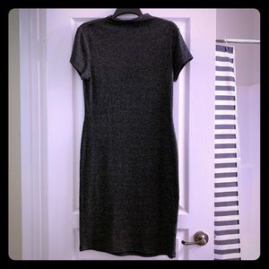 Grey Mid-length Soft Dress